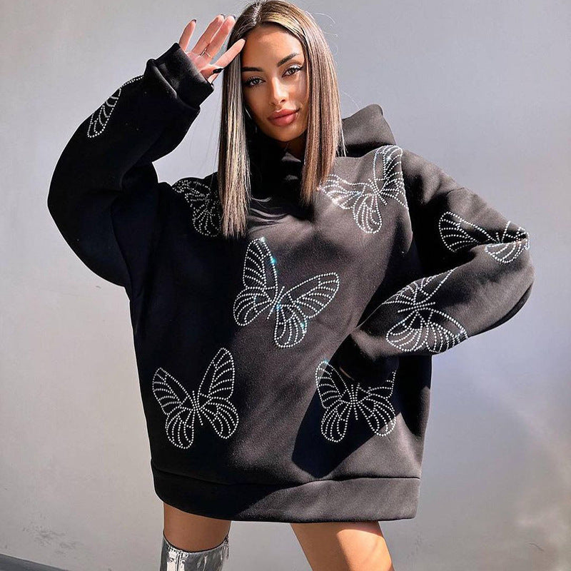 Stilla | Butterfly Casual Loose Hoody