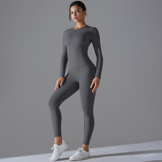 Dame Sport-Sæt med lange ærmer og leggings Stilla