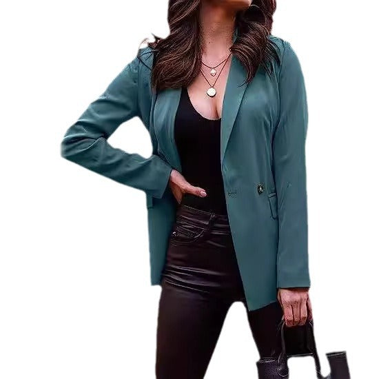 Dame elegant blazer med afslappet snit og fashionable detaljer Stilla