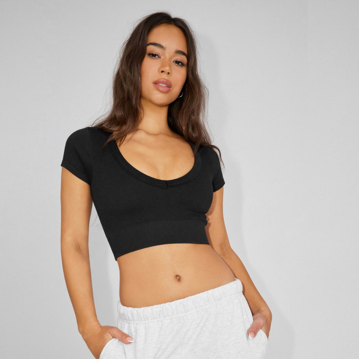Dame Crop-Top Stilla