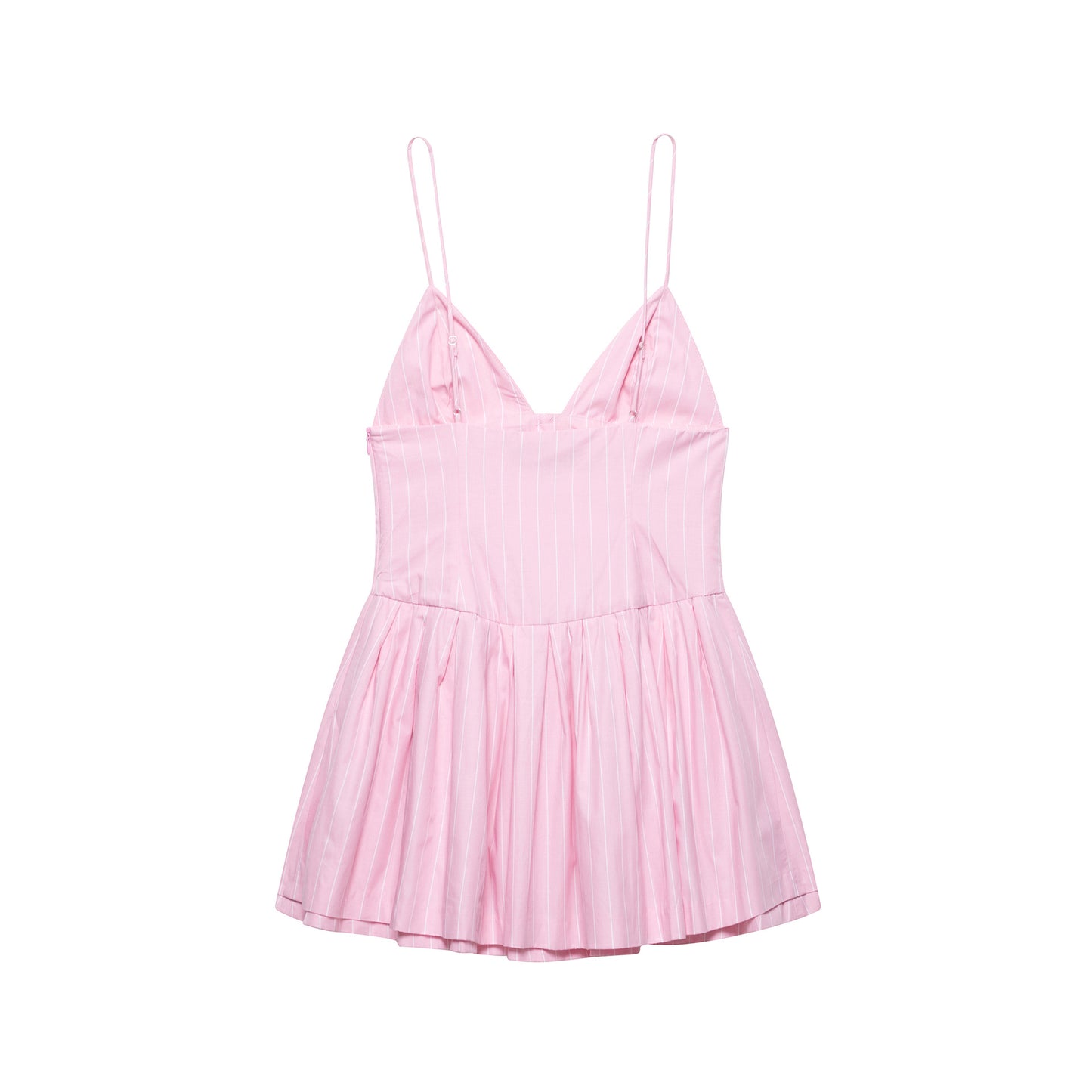 Dame A-linje Spaghetti strop mini kjole med sløjfedetalje Stilla