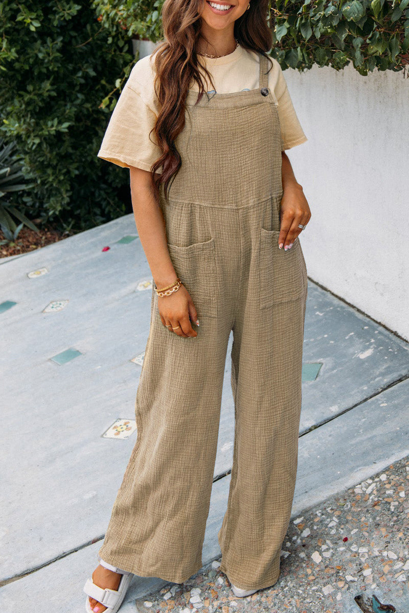 Dame Fritid Utility Overall Jumpsuit Stilla