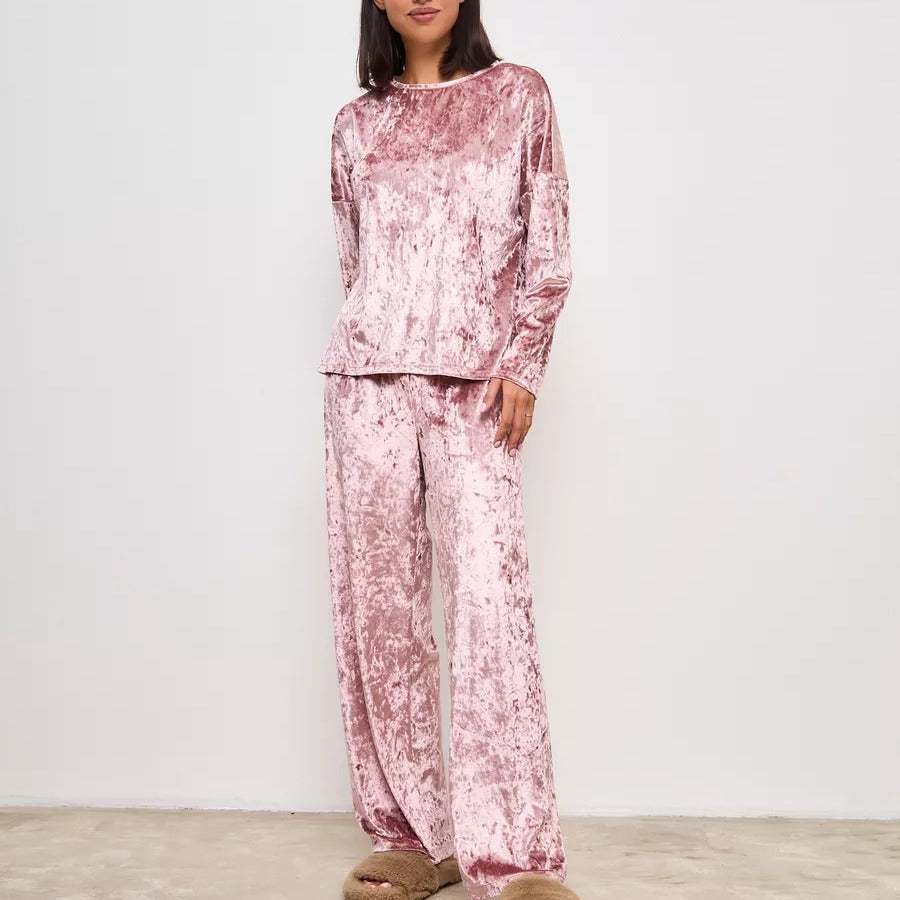 Dame jumpsuit i luksuriøs fløjl Stilla
