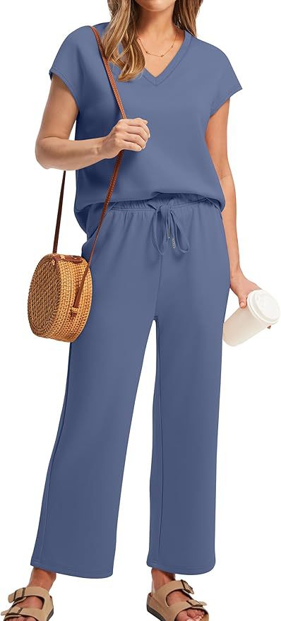 Dame afslappet jumpsuit med bredt ben Stilla