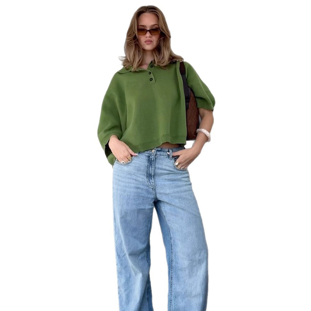 Dame afslappet Polo-kortærmet trøje Stilla