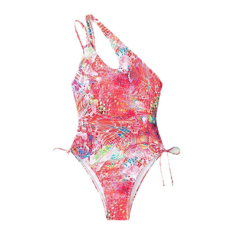 Dame Cut-Out asymmetrisk Monokini Stilla 1750922571