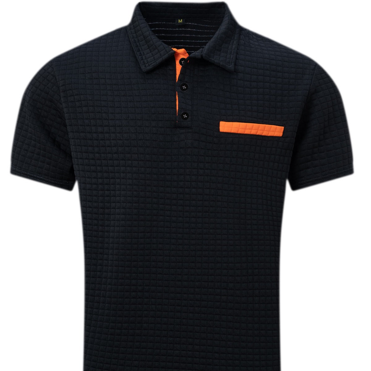 Herren Poloshirt med struktureret design og stilfulde akcenter Stilla