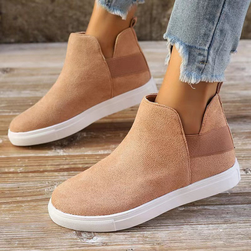 Dame Behagelige Sneaker Støvler med elastisk Indsats Stilla