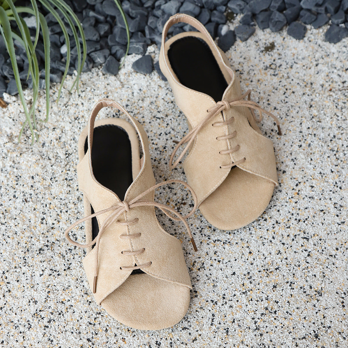 Dame Åbne Snørestøvler med elegant Design Stilla