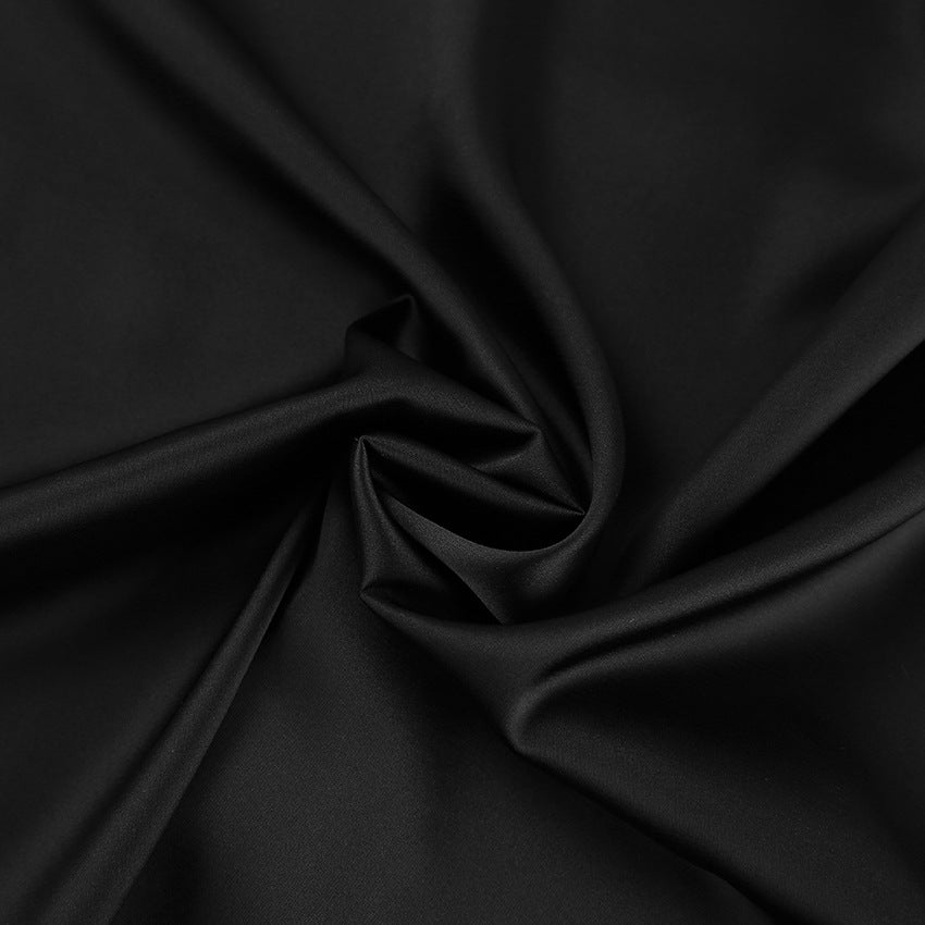 Dame Crop-Top og Mini nederdel sæt med rynkede ærmer Stilla