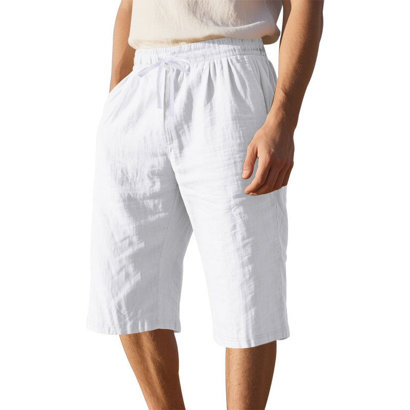 Herrer casual sommer-shorts med elastisk talje og praktiske sidelommer Stilla