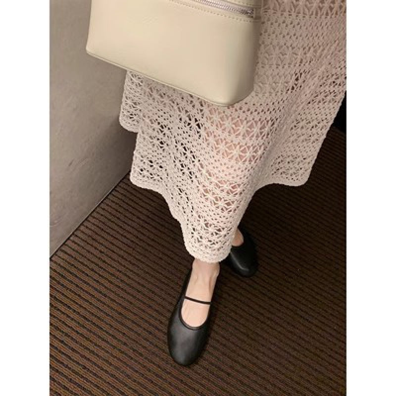 Dame Elegant Flad Mary Jane Sko Stilla