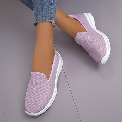 Dame Åndbare Slip-On Sneakers med ergonomisk Sål Stilla