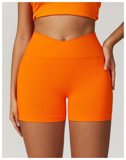 Stilla | Hip Raise Seamless Tight Yoga Shorts Høj Talje Løbe& Fitness Sports Shorts