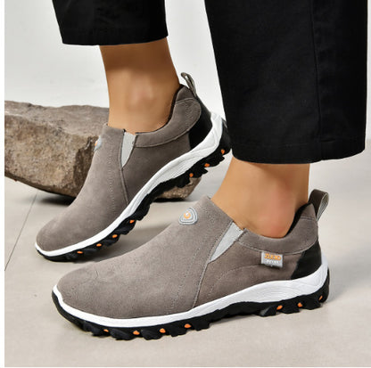 Dame sportslig Slip-On sneakers med åndbart overmateriale og skridsikker sål Stilla