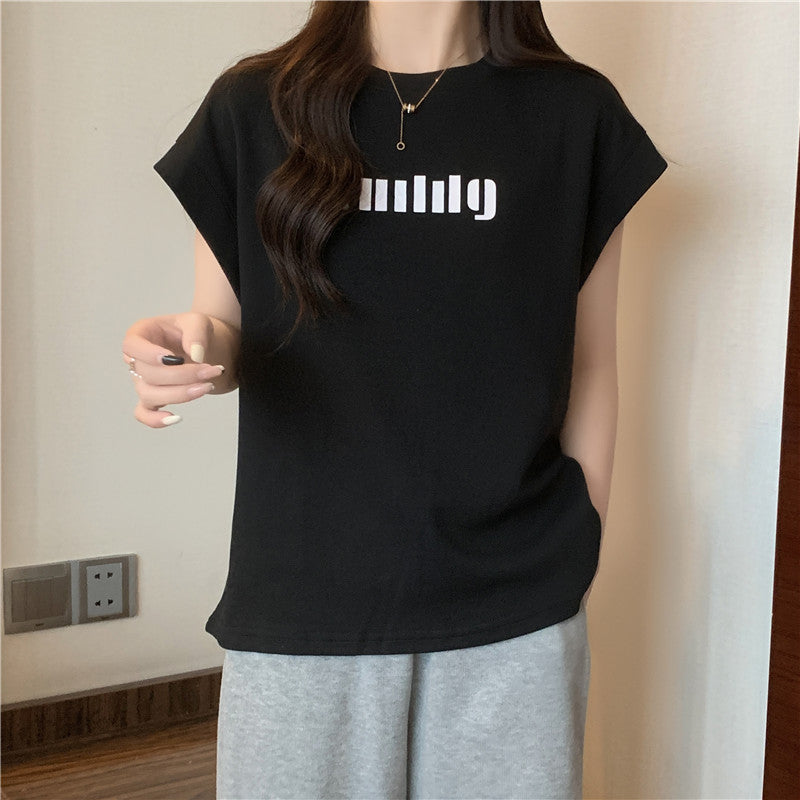 Femme Relaxed Fit Grafik Muskel Tee Stilla