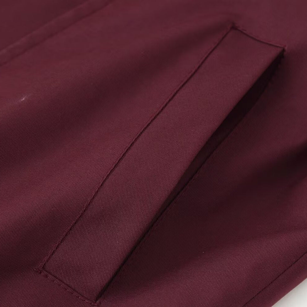 Dame afslappet overgangsjakke med høj krave og justerbar snøre Stilla