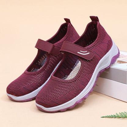 Femme åndbare Mary Jane Sneakers Stilla