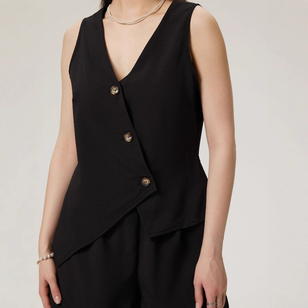 Dame stilfuldt jumpsuit med knapdetaljer og moderne snit Stilla