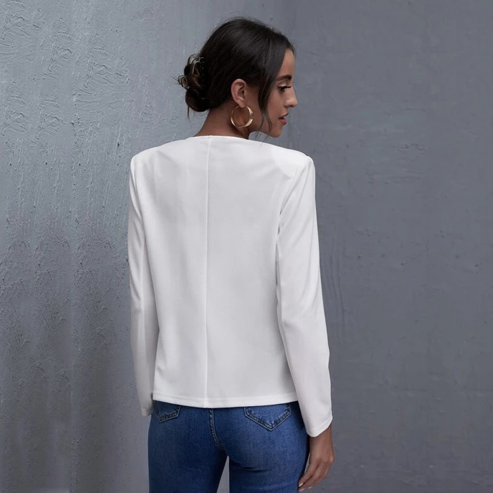 Dame Elegant Blazerjakke med moderne snit og praktiske lommer Stilla