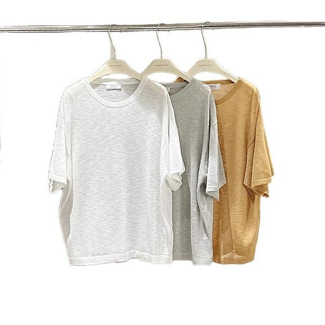 Dame afslappet kortærmet T-shirt med åndbart materiale Stilla