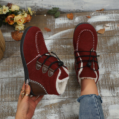 Dame varme fleece-støvler med skridsikker sål og kvalitets indvendig beklædning Stilla