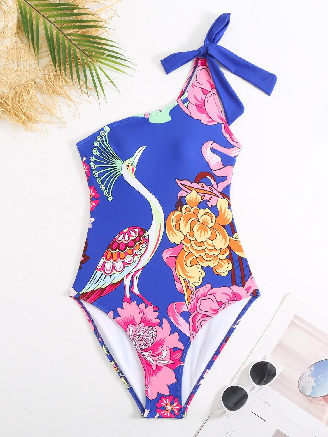 Dame eenstykke badedragt med passende indpakningsskørt Stilla