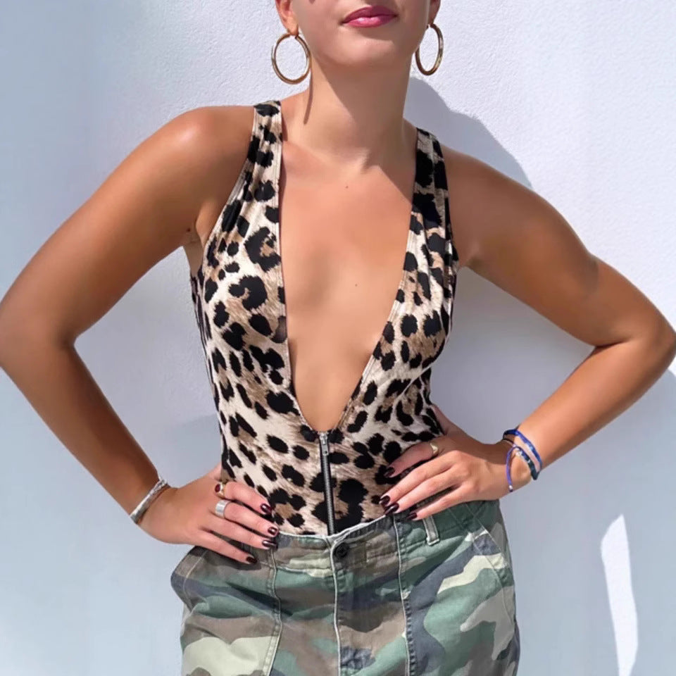 Dame dyremønster badedragt Stilla