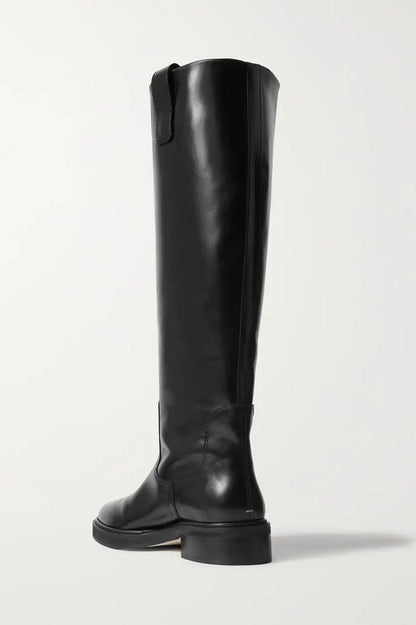 Femme Tall Læder Ride Støvler Stilla
