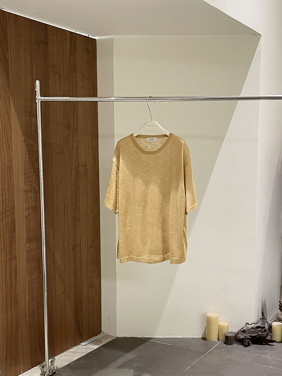 Dame afslappet kortærmet T-shirt med åndbart materiale Stilla