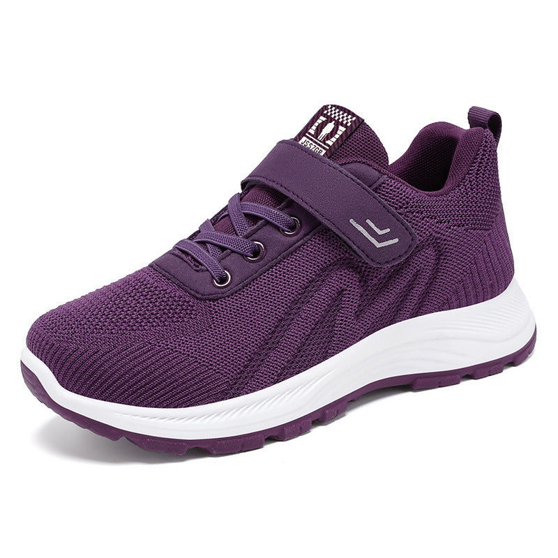 Femme Letvægts Velcro Sport Sneakers med Åndbart Mesh Design Stilla