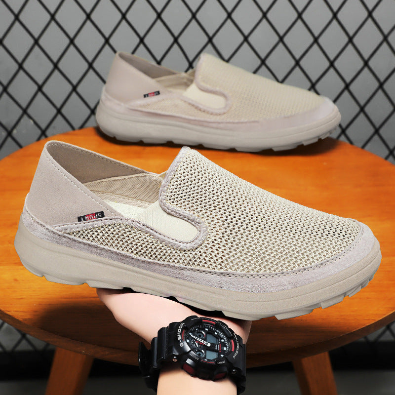 Dame Let Slip-On Åndbare Sneakers med Fleksibel Mesh-Design Stilla