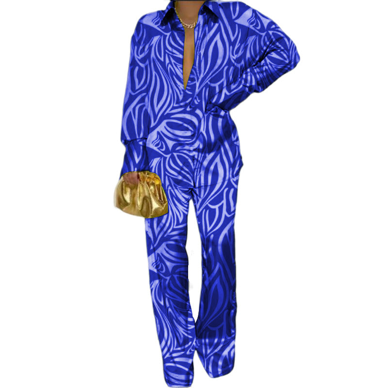 Dame Modeoversized Jumpsuit med kreative mønstre Stilla