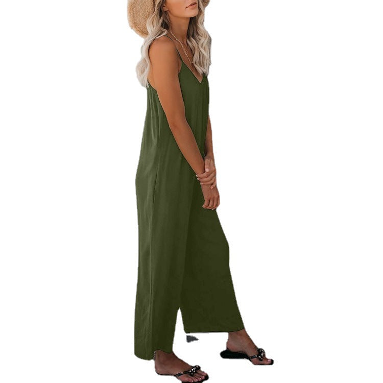 Dame Elegant Ærmeløs Jumpsuit Stilla