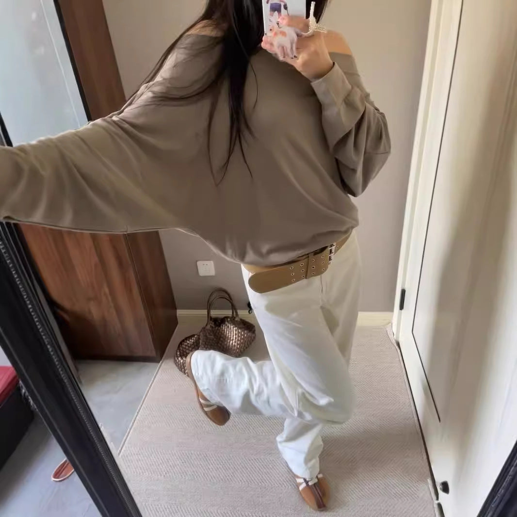 Dame afslappet oversized sweatshirt Stilla