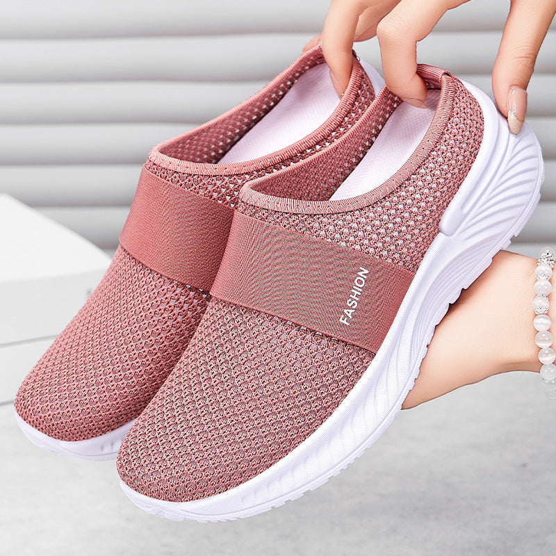 Femme Flexible Slip-On Walking Sneakers Stilla