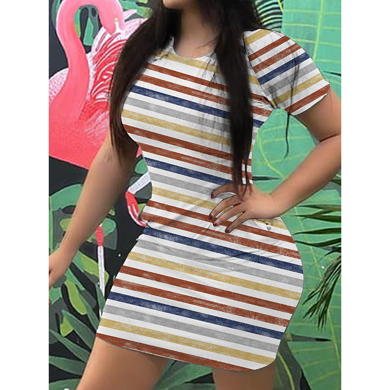 Dame afslappet strandkjole med sidelommer Stilla