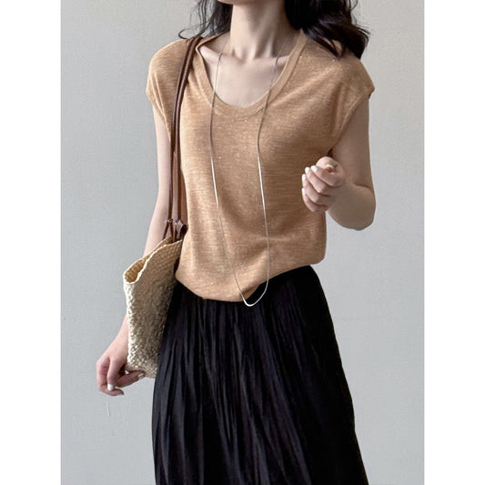 Dame afslappet kortærmet T-shirt lavet af kvalitets økologisk bomuld Stilla