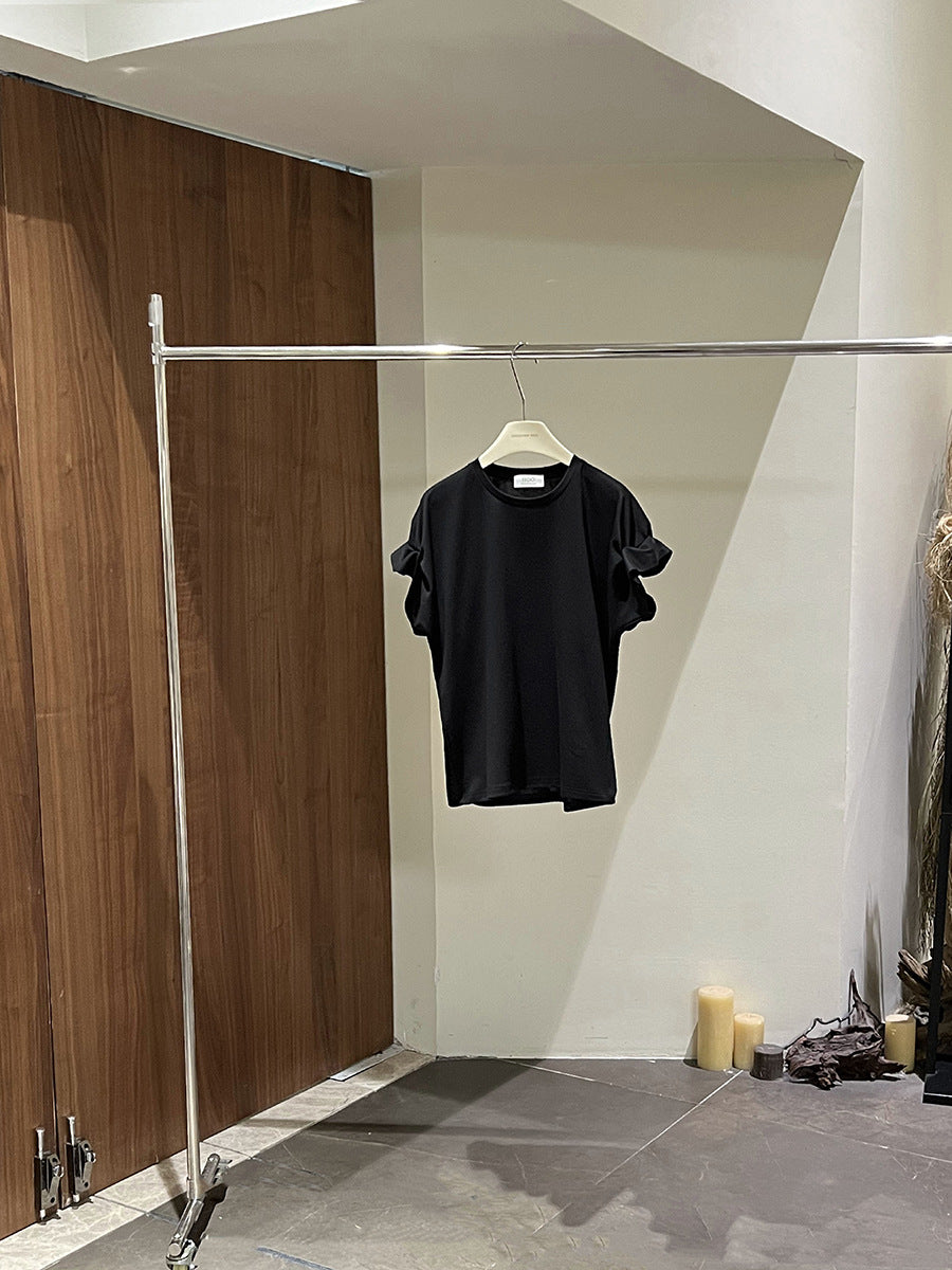 Dame afslappet oversized T-shirt med voluminøse ærmer Stilla