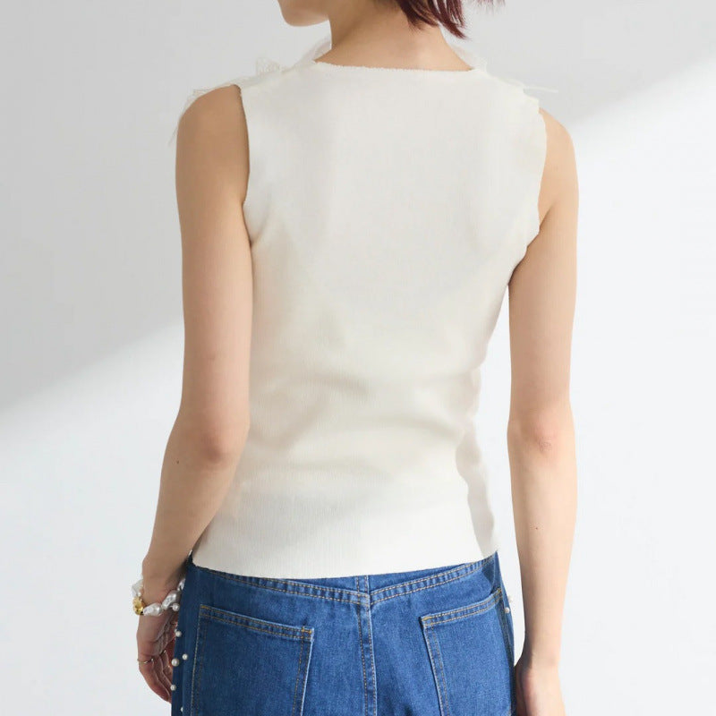 Dame elegant Knapperække bluse Stilla