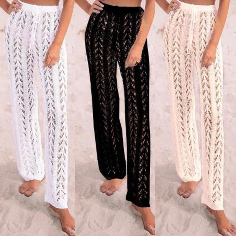 Dame Elegant Hækle Strandbukser Stilla