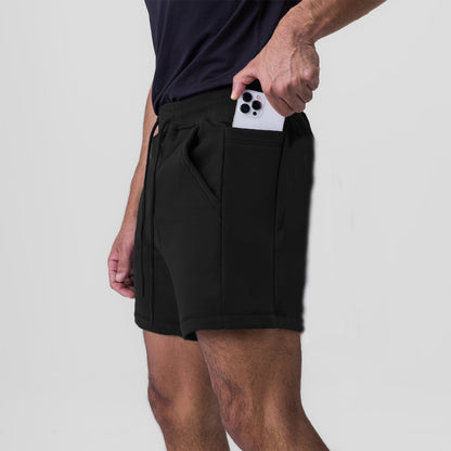 Herrer Sportslige Cargo-Shorts med praktiske lommer og elastisk talje Stilla