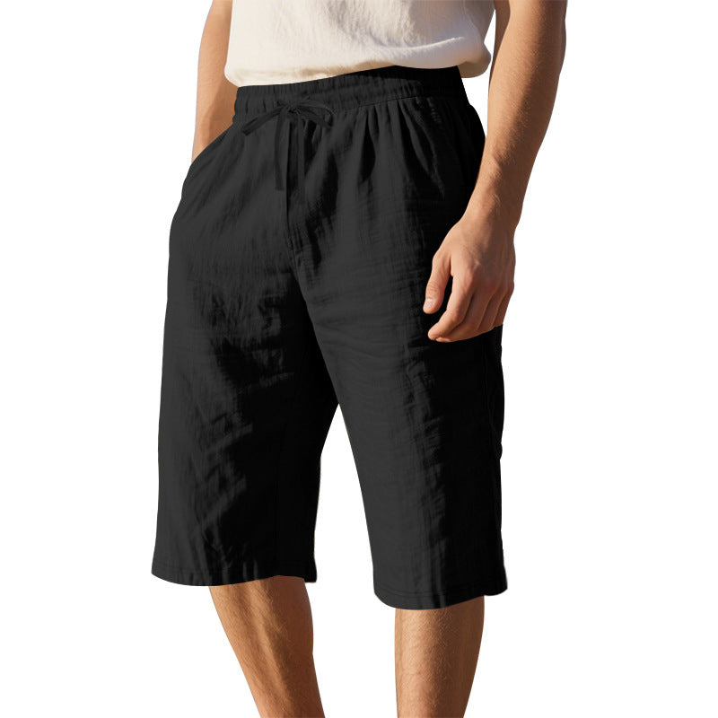 Herrer casual sommer-shorts med elastisk talje og praktiske sidelommer Stilla
