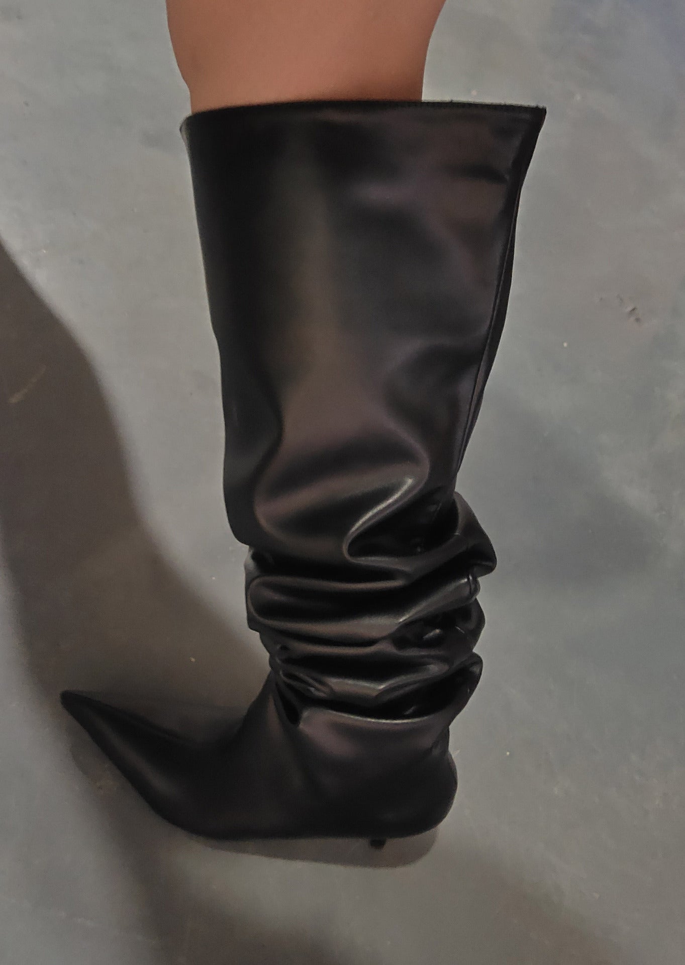 Femme Slouchy Over-knæ Stiletto Støvler  Stilla 1749742447