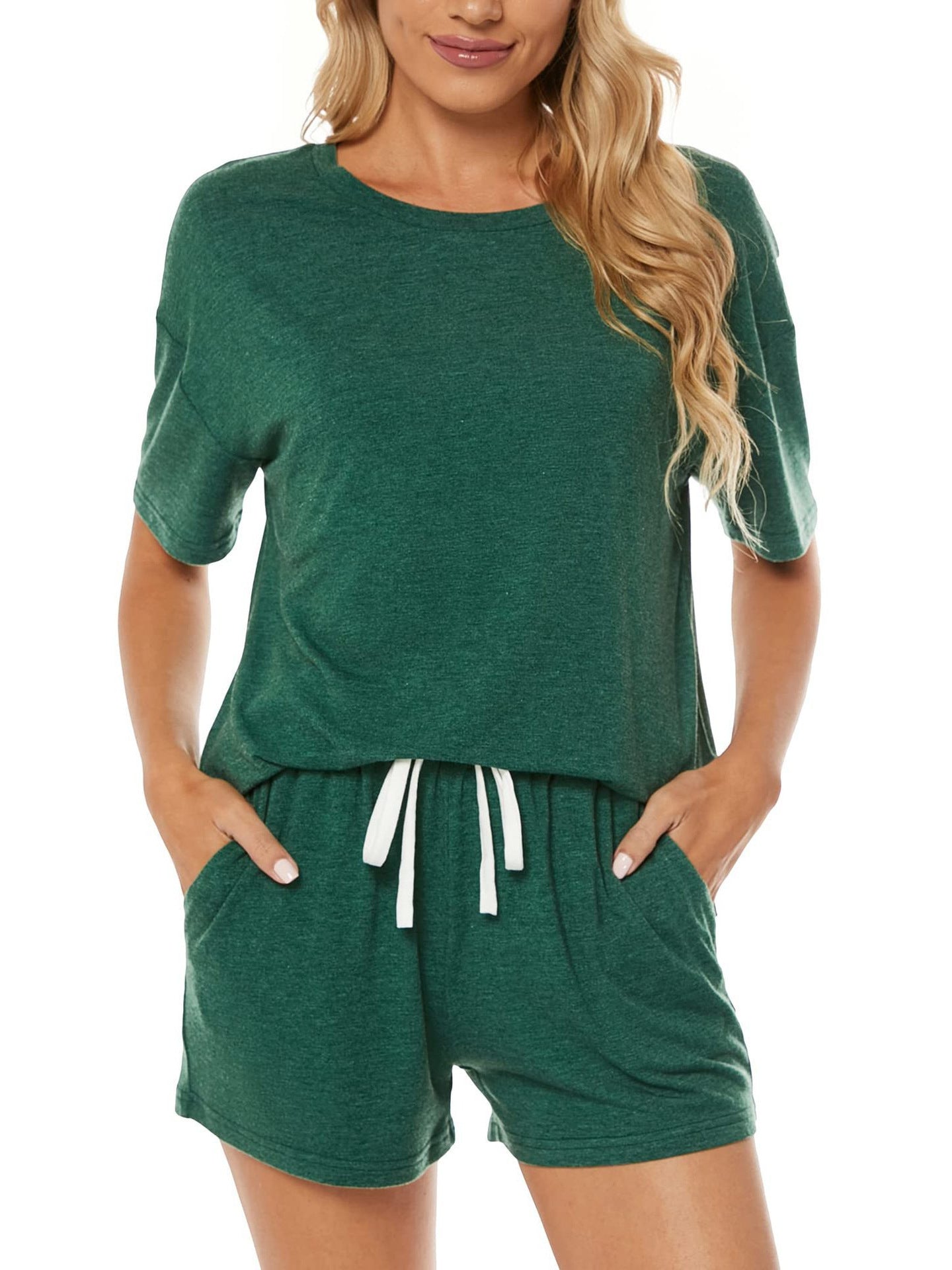 Dame afslappet kortærmet pyjamas-sæt Stilla