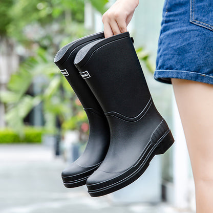 Dame Kvalitets- og vejrbestandige gummistøvler med skridsikker sål og behagelig indstigning Stilla