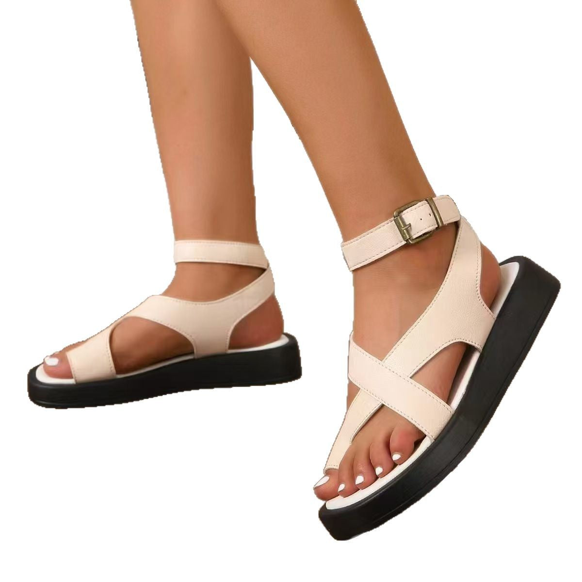 Dame afslappede sandaler med justerbare stropper og skridsikker sål Stilla