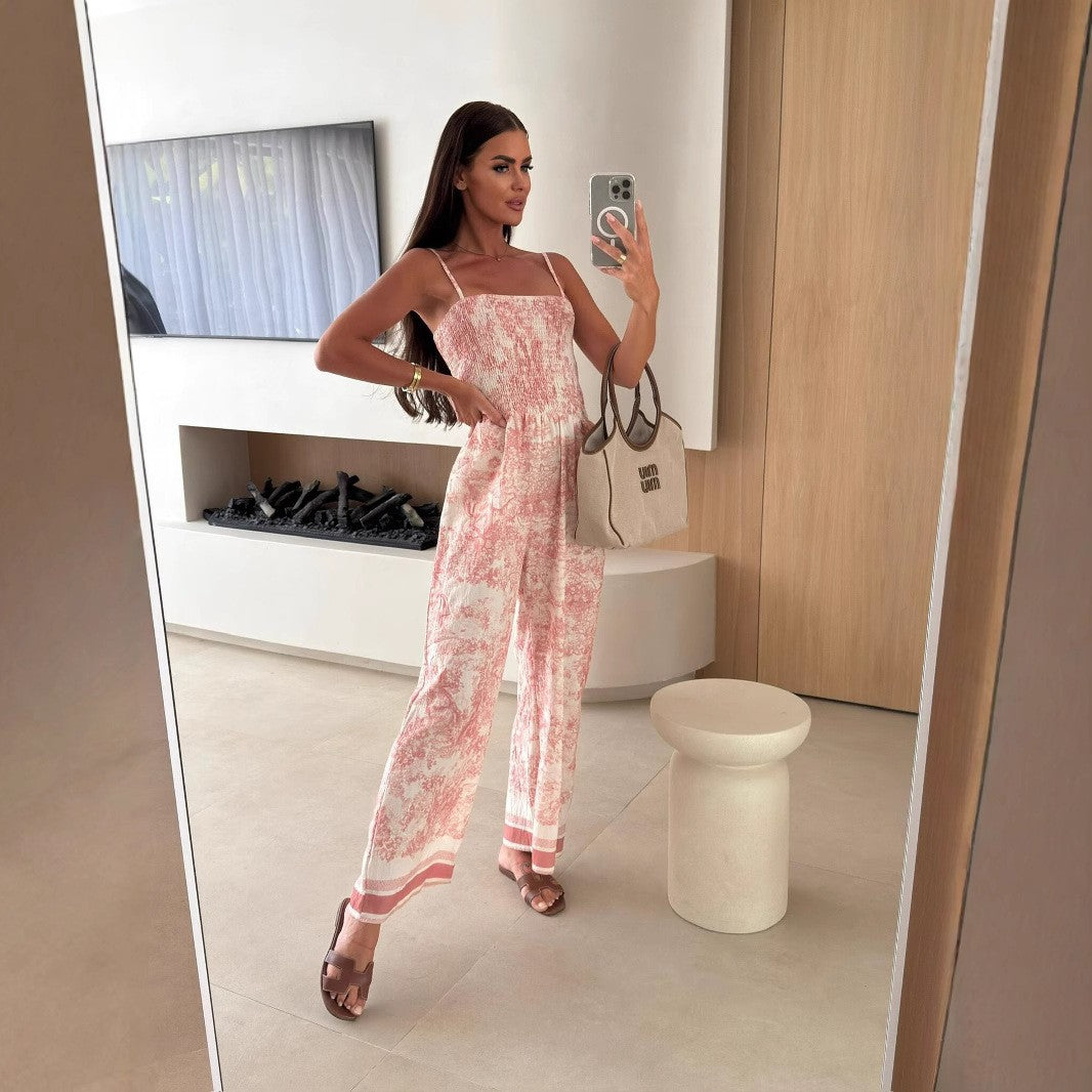 Dame Floral Print Jumpsuit Stilla