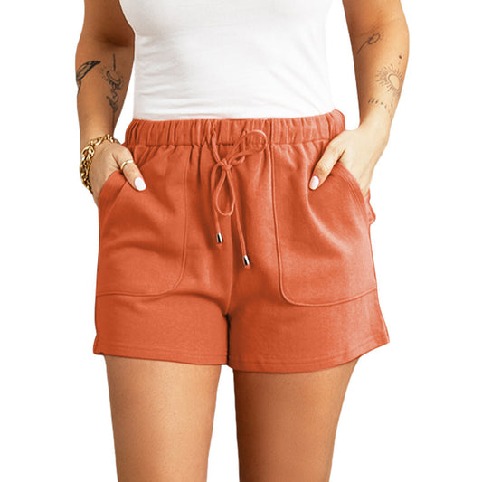Dame behagelige sweatshorts med elastisk bund og praktiske lommer Stilla