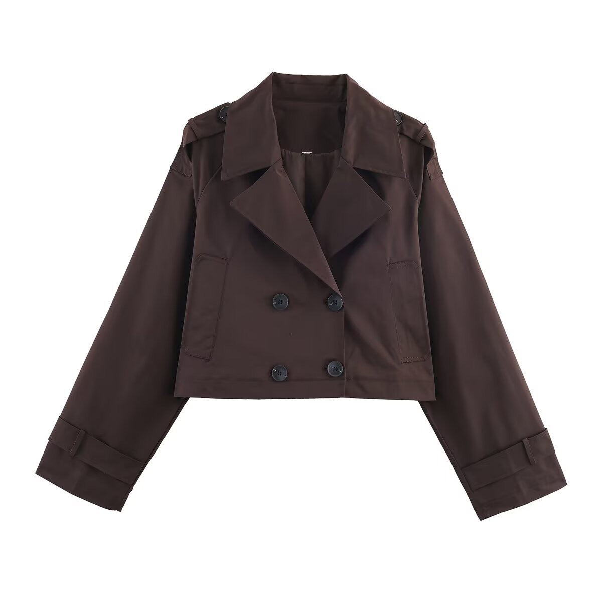 Dame cropped trenchcoat Stilla